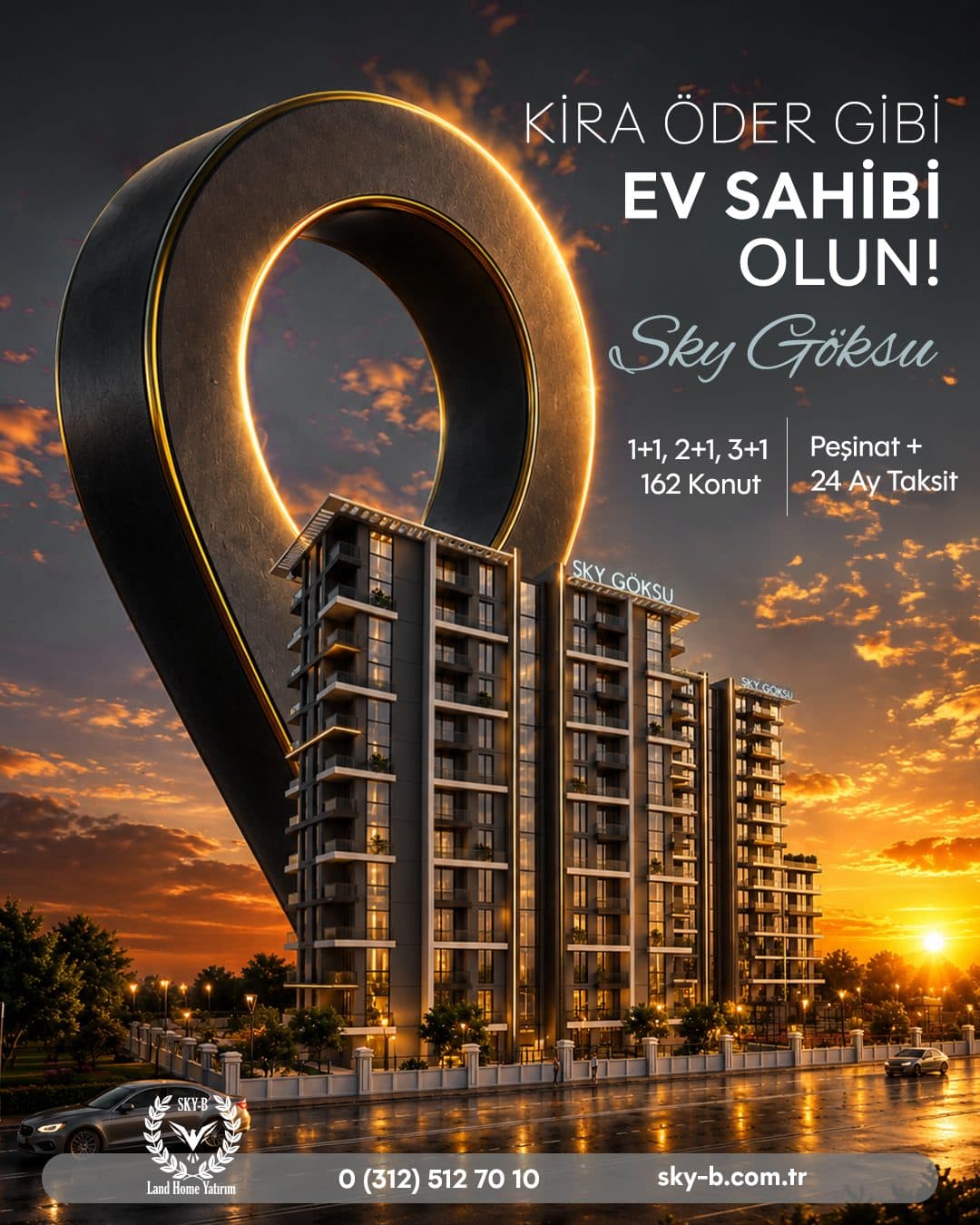 Sky Göksu 3+1 | 105 m² — fotoğraf 2